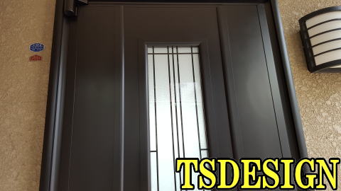 アルミ製玄関ドア塗装16-05