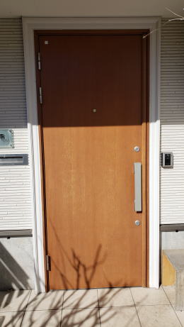 玄関ドア塗装342-01