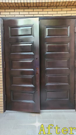 玄関ドア塗装351-02