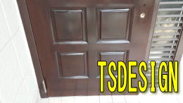 玄関ドア塗装　ＵＶカット塗装　105-6