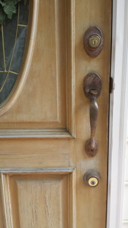 木製玄関ドア塗装修理横浜ＴＳＤ　塗装例77-06