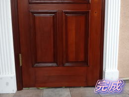 玄関ドア　塗装80-4