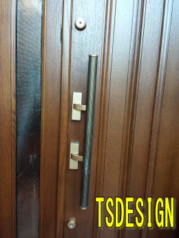 木製ドア　塗装　横浜94-7