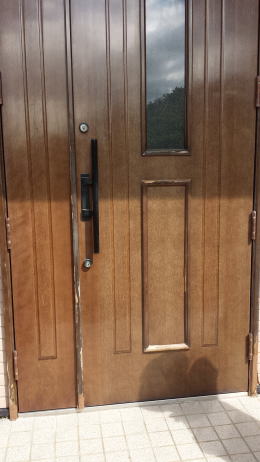 ヤマハ玄関ドア塗装122-03