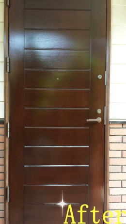 玄関ドア塗装125-2