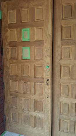玄関ドア塗装131-1