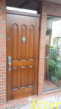 玄関ドア塗装138-2