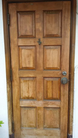 玄関ドア塗装144-01