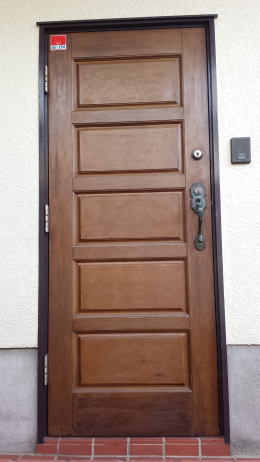 玄関ドア塗装145-01