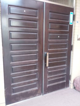 木製玄関ドア塗装147-5