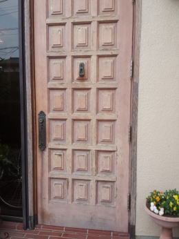 アイカ　木製玄関ドア横浜市施工例151-1