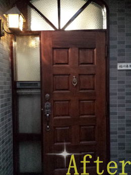 木製玄関ドア横浜市施工例155-2