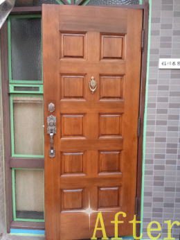 木製玄関ドア横浜市施工例155-5