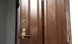 木製玄関ドアの塗装例160-3