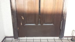 木製玄関ドアの塗装例160-4