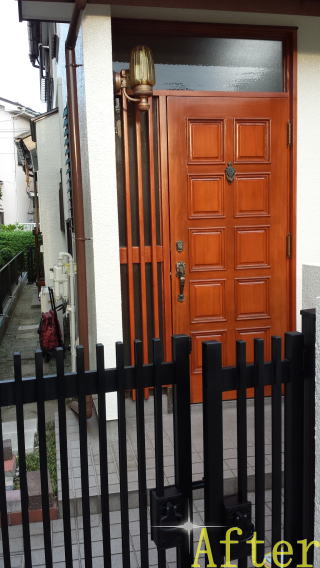 木製ドアの塗装例171-7
