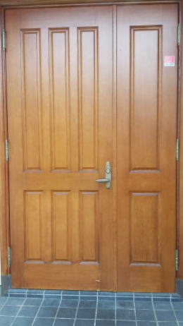 木製玄関ドアの塗装例175-1