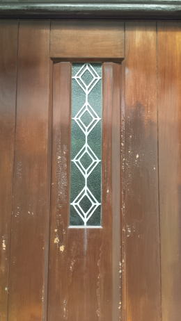 木製玄関ドアの塗装写真176-3