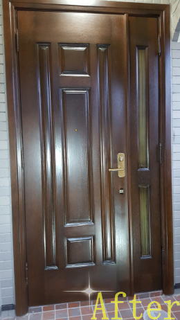 玄関ドア塗装例200-05