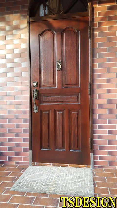 玄関ドア塗装202-04