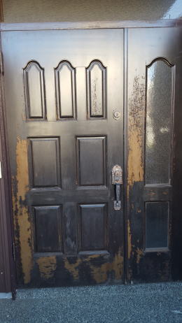 木製玄関ドア塗装204-01