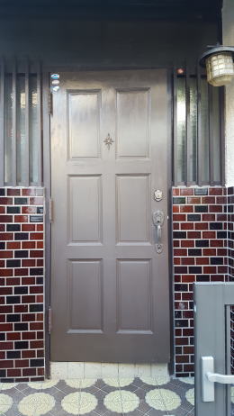 玄関ドア塗装238-1