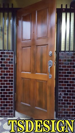 玄関ドア塗装238-2