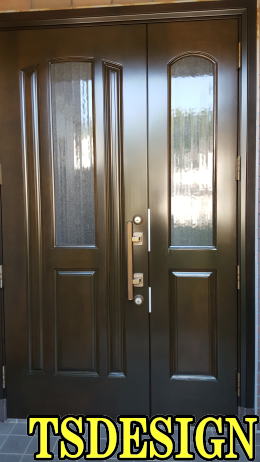 木製 玄関ドア塗装250-2　ＴＳＤＥＳＩＧＮ