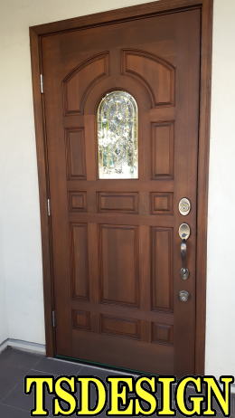 木製 玄関ドア塗装251-2　ＴＳＤＥＳＩＧＮ