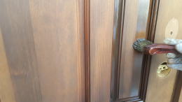 木製 玄関ドア塗装251-6　ＴＳＤＥＳＩＧＮ
