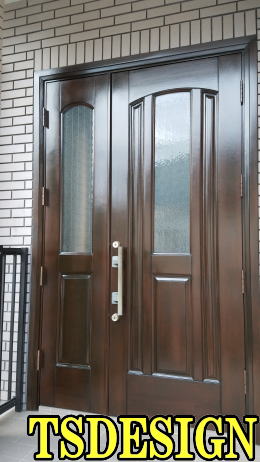 アイカ木製 玄関ドア塗装ＤＤ323　-2　ＴＳＤＥＳＩＧＮ