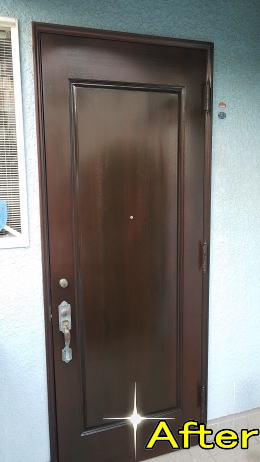 木製玄関ドア塗装　255-02　ＴＳＤＥＳＩＧＮ横浜市