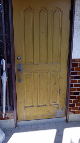 木製玄関ドア塗装　259-01