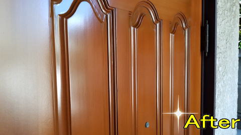 木製玄関ドア塗装　259-03