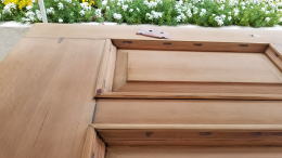 木製玄関ドア塗装　262-03