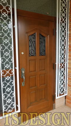 木製玄関ドア塗装　266-02