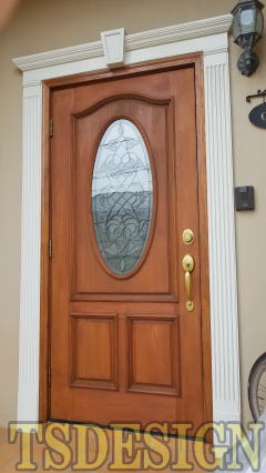 輸入木製玄関ドア塗装　267-02