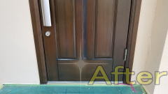 ヤマハ玄関ドア塗装　268-04
