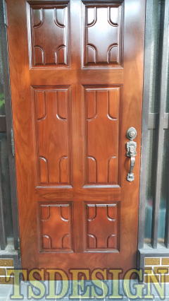 木製玄関ドア塗装　271-02