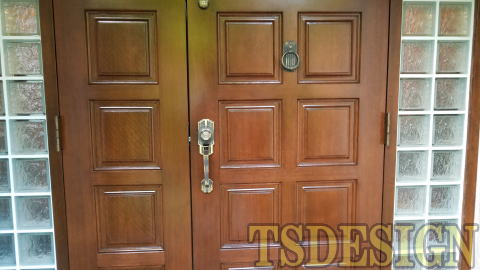 木製玄関ドア塗装　272-06