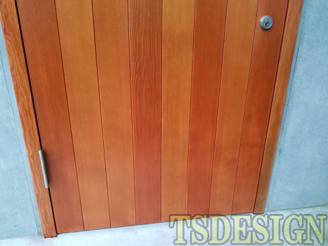 木製玄関ドア塗装　275-05