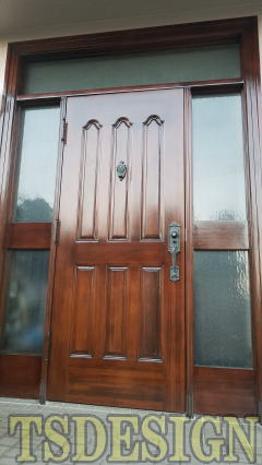 木製玄関ドア塗装　281-03