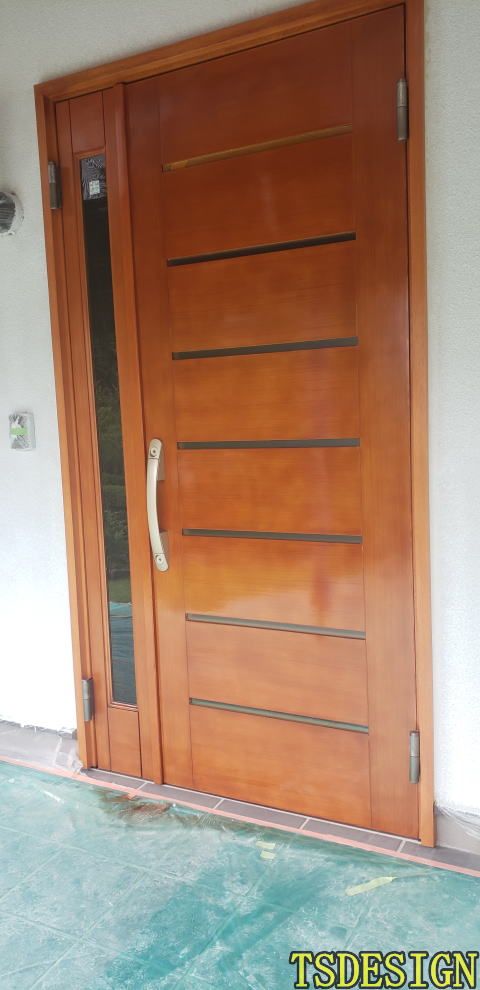 木製玄関ドア塗装東京都319-05