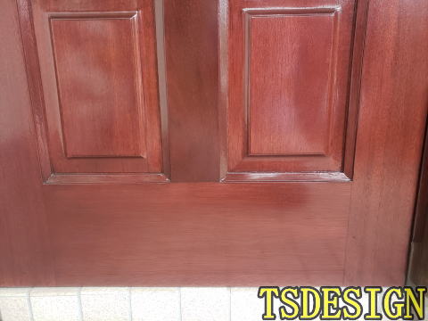木製玄関ドア塗装323-05