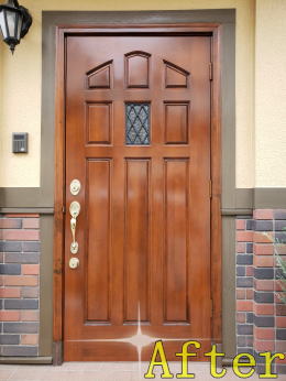 輸入玄関ドア塗装例330-02