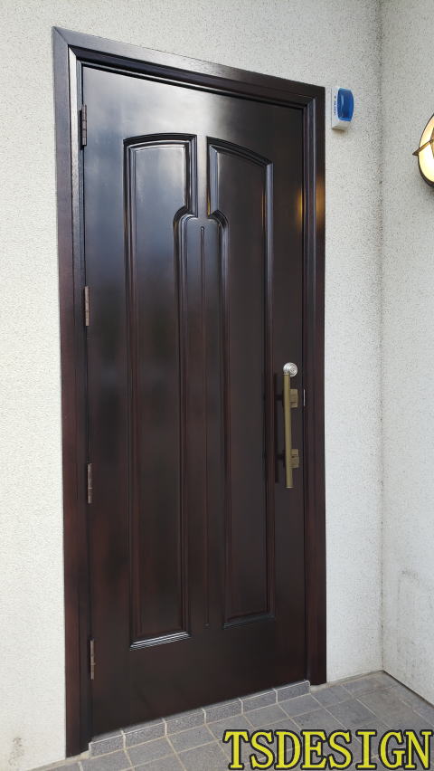 玄関ドア塗装335-05