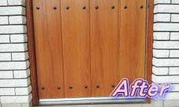 木製玄関ドア塗装修理横浜ＴＳＤ　塗装例67-18