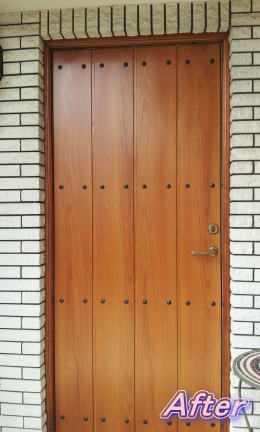 木製玄関ドア塗装修理横浜ＴＳＤ　塗装例67-20