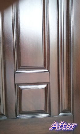 木製玄関ドア塗装修理横浜ＴＳＤ　塗装例68-04