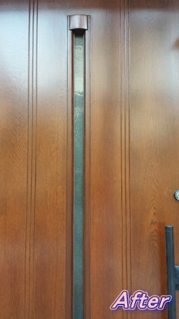 木製玄関ドア修理横浜市　塗装例71-04YAMAHA OG３６１０２ＨＺＬ